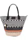 REPLAY Shopper im Ethno-Look orange / schwarz / weiß