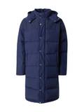 Langer blauer Wintermantel image
