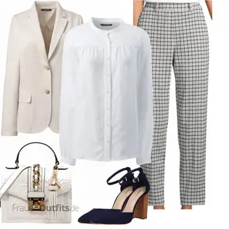 Outfit mit Schwarz High Heel Aldo "Business Look"