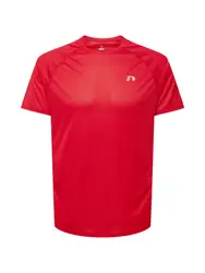 Newline Sportshirt grau / feuerrot