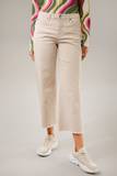 Beige Jeans-Culotte für Damen image