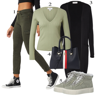 Zimske Outfiti Stripes mit Temno modra/Modra/Svetlo modra Pisarniška torba/Poslovna torba/Vrečka za prenašanje/Nakupovalna torba/Satchel torba Tommy Hilfiger "Zimska oblačila"
