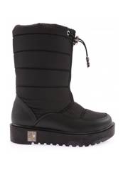 002-22k Women's Front Laced Side Femme Parachute Boots BLACK