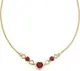 VIVANCE Collier ''''Herz'''' gold / rot