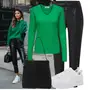 Comment porter des Pantalon en Cuir avec Pull image