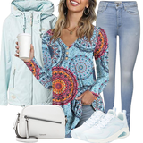 Fitness Button Down Blusen Outfits image