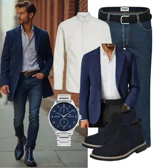 Casual Hochzeit Outfit mit Generic "Business Outfit"Look: Boyfriend, Casual, Classic, Stil, Business, Indoor, Hochzeit
