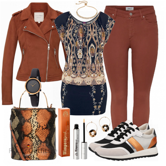 Outfit mit Grau Sneaker Geox "Praktischer Look"