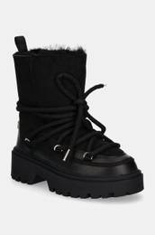 Sneke REAL SHEARLING LACE-UP SNOWBOOT rna barva, FW0FW08085