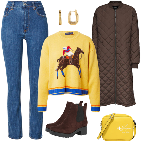 Bordeaux/Braun/DunkelRot/Dunkelbraun/Rot Chelsea Boot/Plateaustiefelette/Lederjacke About You kombinieren