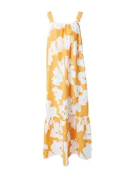 Šaty 'RYLIE' jasně oranžová / offwhite