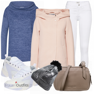 Outfit mit Blau EDC by Esprit "Nike Sportswear Sneaker"