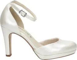 Tamaris Pumps wit Imitatieleer - Dames - Maat 38