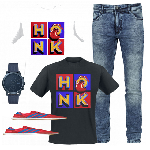 Schwarz T-Shirt kombinieren