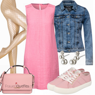 Outfit mit Grau/Beige/Rosa/Blau Sneaker GANT "Outfit für den Sommer"