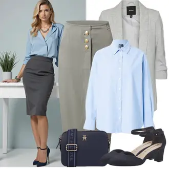 viskóza Outfit sa Tamnozelena/Kaki/Zeleno/Smeđa Nekategorizirano Edited "Jarní outfit"