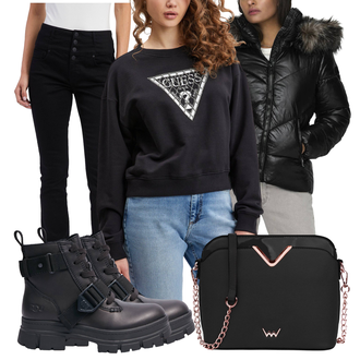 Outfity s botami s UGG "Zimní look"