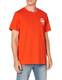 G-STAR RAW Herren T-Shirt Big Logo Back Graphic Straight, Bright Acid 336-B443, Medium