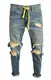 Hellblaue Low Rise Jeans