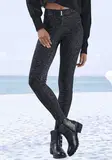 Schwarze glänzende Leggings image
