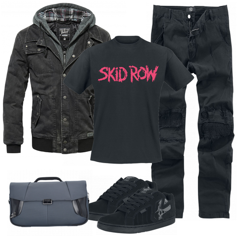 Schwarz T-Shirt kombinieren