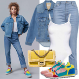 80er Jahre Outfits Jeans-Culottes image