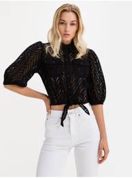 Black Women's Crop Top Phoebe