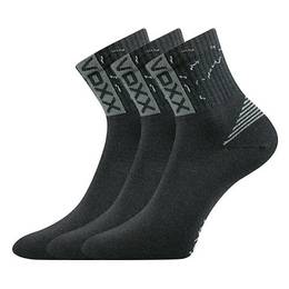 3PACK dark gray socks