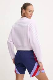 Pulover Future Icons enski, vijolina barva, IW5260