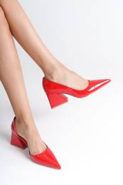Women's Pointed Toe Mid Heel Shoes