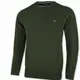 Dunkelgrüne Strickpullover
