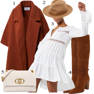 Style Babydoll tenues avec Blanc Robe Française/Robe Oversize/Robe Nicki/Robe Smockée/Robe en Coton/Robe de Mousseline/Robe à Manches Longues/Robe à Volants/Robe à Manches Trompette/Tunique Lascana "tenues parfaite"Look: Rap, Style, Trop habillé, Avec Transparence, Mom, Bohème, Maritime, Oversize, Universitaire, Moderne, Babydoll, Espagnol