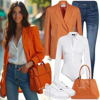 Outfit sa Plava/Tamnoplava Kožna Jakna/Kožne jakne/Traperice s Rupom/Traperice s Prorezom/Push-up Traperice/Čizma do Gležnja levi's ® "Proljetna odjeća"