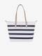 Tommy Hilfiger Poppy Tote Corp Stripes Torba plava