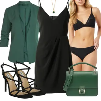 High Heels Outfit mit Schwarz/Weiß/Braun/Orange/Rot Sandalette/Sandalen Mit Absatz/Schaftsandale/Spangenpump/Riemchen Sandale Steve Madden "Eleganter Look"