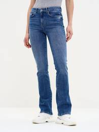 Woman's Trousers 190040 Medium Denim-386