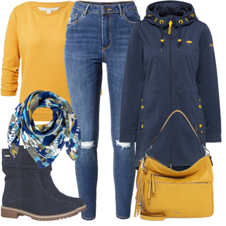 Gefütterte Outfit mit Schwarz Klassische Stiefelette/Leder Stiefelette Tamaris "Perfekt für den Herbst"