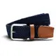 Jack & Jones NOS Herren Gürtel Jacspring Woven Belt Noos, Blau (Navy Blazer Navy Blazer), 105