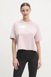 Bombana kratka majica enska, roza barva, DP5T1121