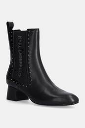 Usnjeni chelsea BONNIE enski, rna barva, KL30364