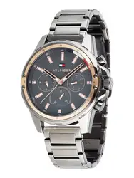 TOMMY HILFIGER Uhr ''''Mason'''' anthrazit