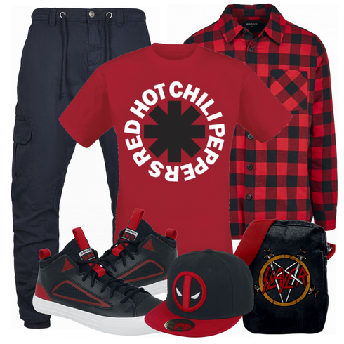 Blau Hose Urban Classics kombinieren