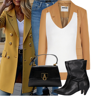 Jeans Outfits Elegant met blauw/Lila kleuren/Lichtblauw Lederen Jas/Dames 7/8 Lengte Jeans/Enkellaars/Jeans met Split/Jeans met Lage Taille/Push up Jeans/Slim Fit Jeans/Slip-on jeans/Lederen Schoenen/Thermo Jeans/Мужская Кожаная Куртка/Winterjas VERO MODA, beige/bruin Lederen jas/Blazerjas/Boyfriend Blazer/Cargoblazer/Katoenen Blazer/Oversized Blazer/Leren Herenjas/Leren Jas Noisy may, zwart/bruin Vintage Enkellaarsje/Leren enkellaars/Laars met Lamsvacht/Spitse Laars/Hoge Hak Enkellaars/Gevoerde Enkellaars/Cowboylaars/Western Enkellaars anonymous copenhagen, rood/bruin/grijs/geel/Donkergrijs Schoudertas/Baguette tas/Draagtas/Schoudertas/Brief Portemonnee/Kleine Tas/Schooltas Guess "Modieuze lente-outfit"Look: 70s, Casual, Klassiek, Elegant, Prachtige, Naadloos, Simpel, Vintage, Stijl, Werkkleding, Smart Casual, Safari, Licht, Extra groot, Unisex, Strakke pasvorm, Buitenshuis, Kantoor, Elegante, Trendy, Western, Nat Effect, Jaren 60, Chique, Jaren 50, Chill, Glamoureus, Tweelingen