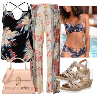 Outfit mit Grau BILLABONG "Modischer Sommer Look"