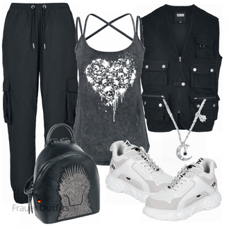 Outfit mit Blau Tasche Game of Thrones "Outfit im Dunklen Farben"