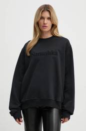 Bombaen pulover REMY enski, rna barva, NU24CRSH00299