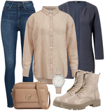 Beige MJUS Stiefel Outfits image
