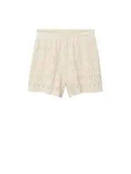 MANGO Shorts ''''FRANCIS'''' creme