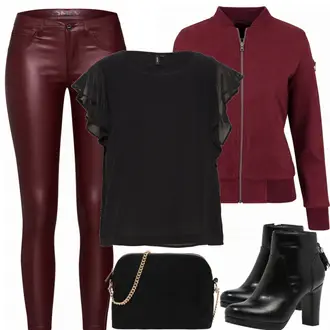 Party Outfits mit Blau Stiefel About You "Janine"