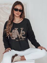 Bluzka damska one size LOVEGLOW ciemnoszara